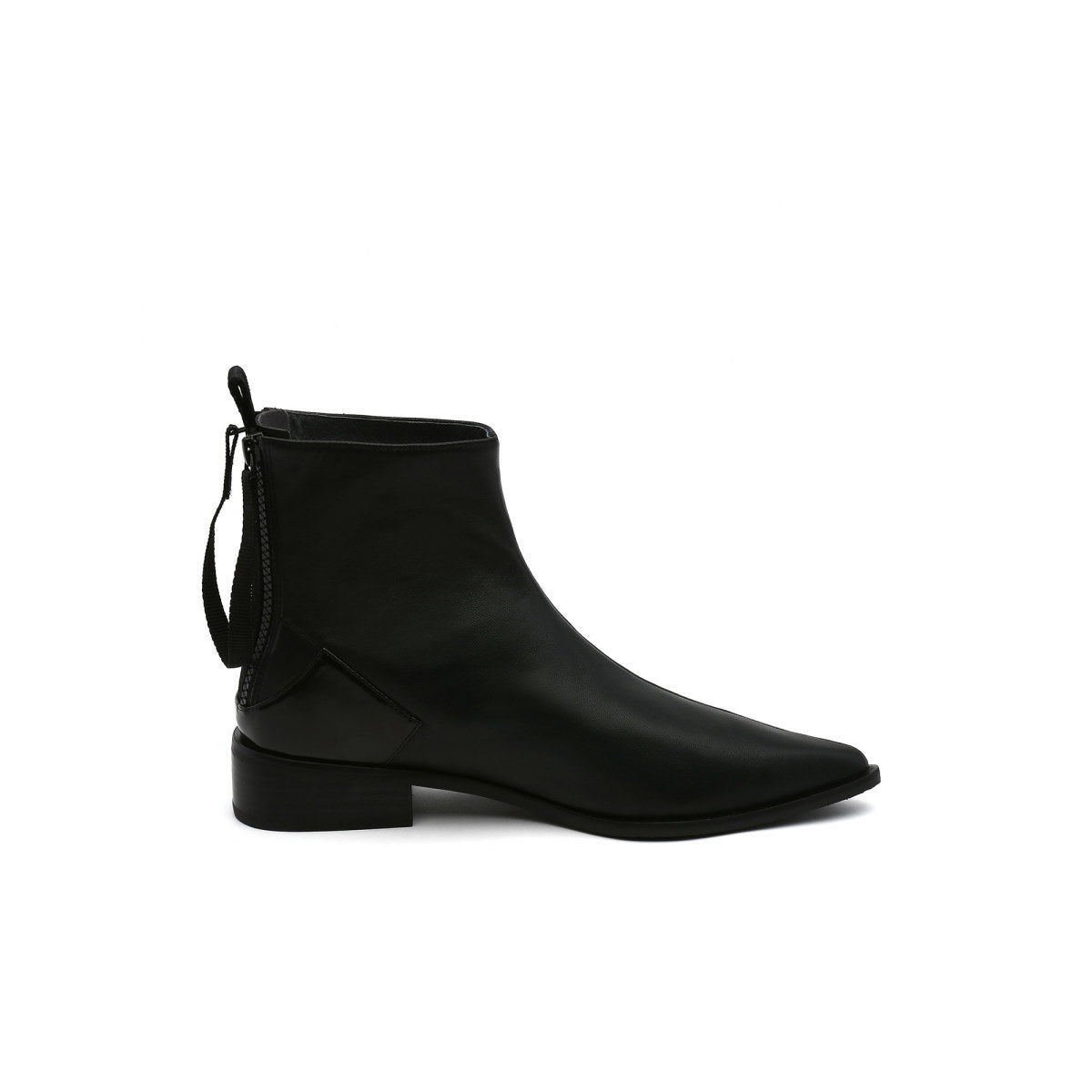 Leather Back-Zip Walking Boots-2