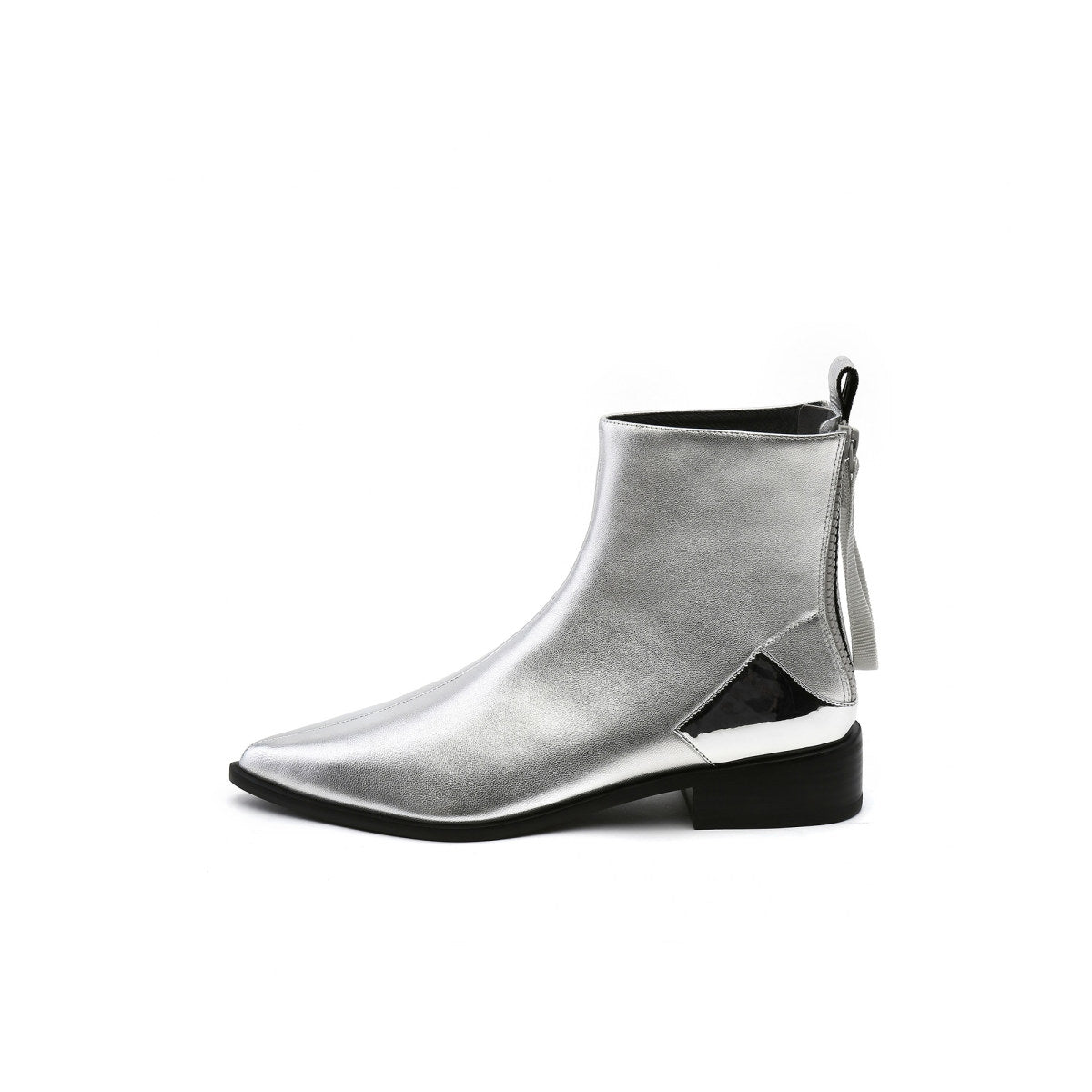 Leather Back-Zip Walking Boots-7