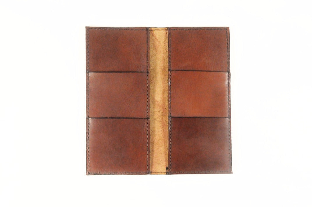 Bifold Long Leather Wallet-4