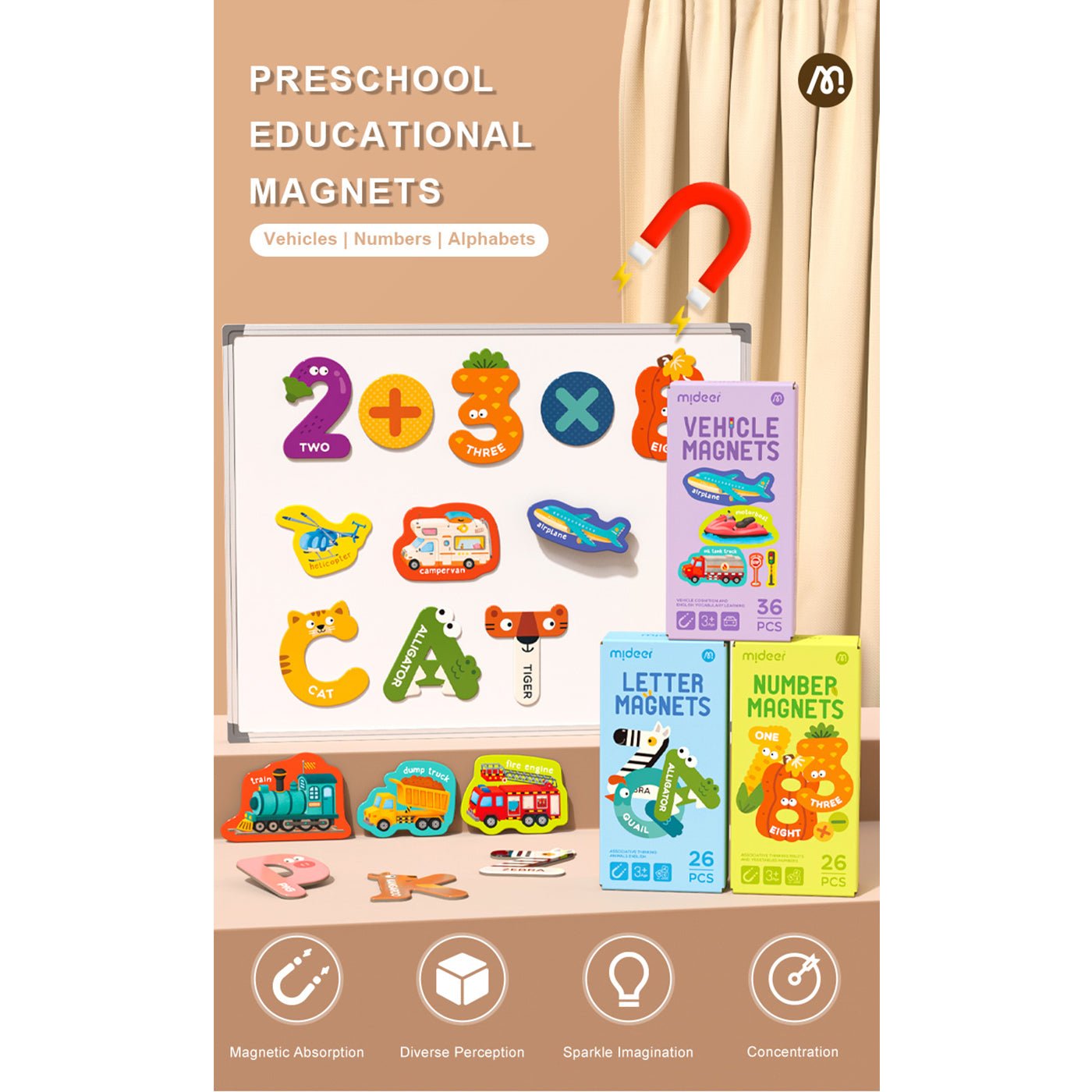 Number Magnets 26pcs-2