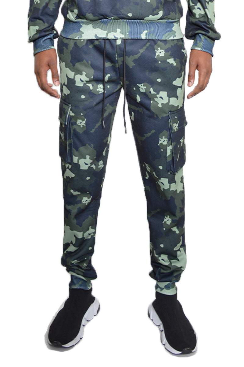 Camo Cargo Joggers-6