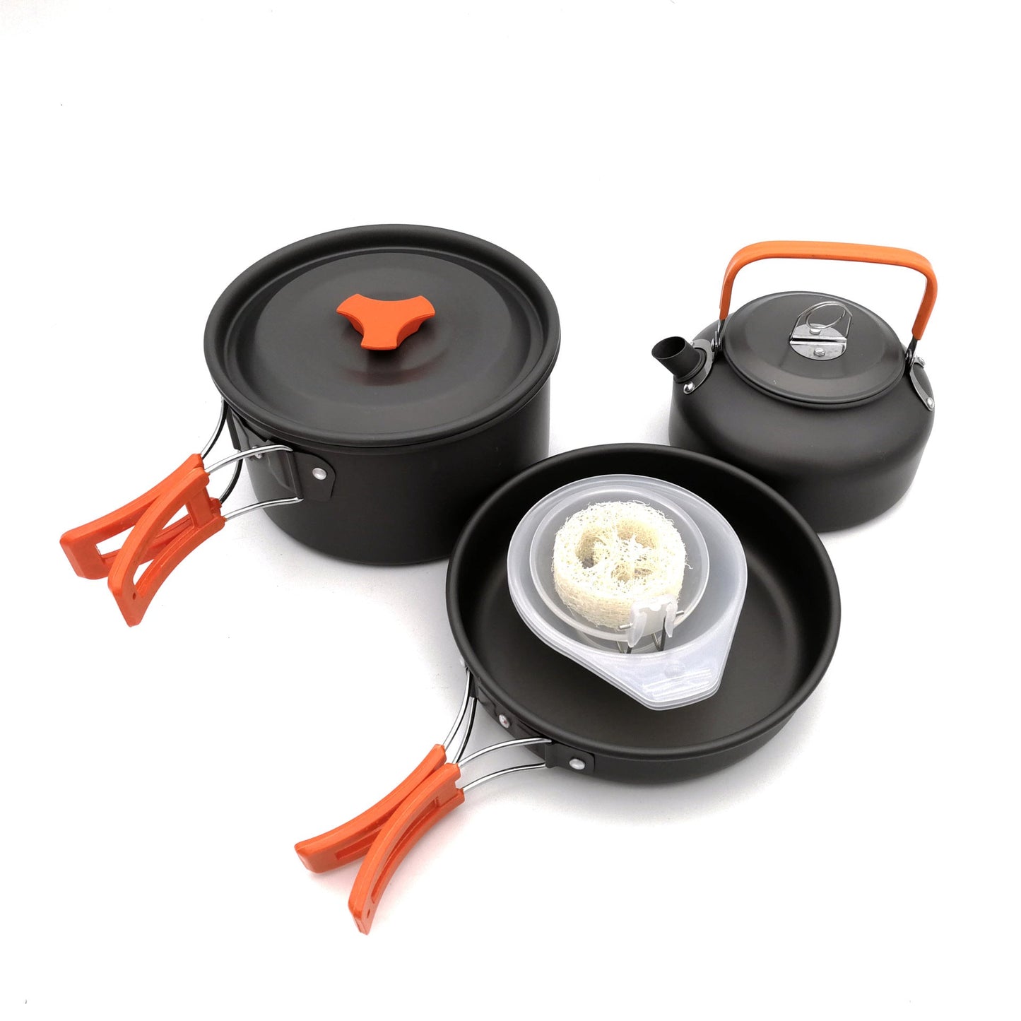 Ultra-light Aluminum Alloy Camping Cookware Utensils Outdoor Cooking Teapot-6