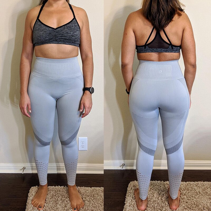High Waist Fitness Leggings Push Up Women Exercise Workout Pants Gym Running Activewear Hollow Yoga Pants Sport Training Wear-1