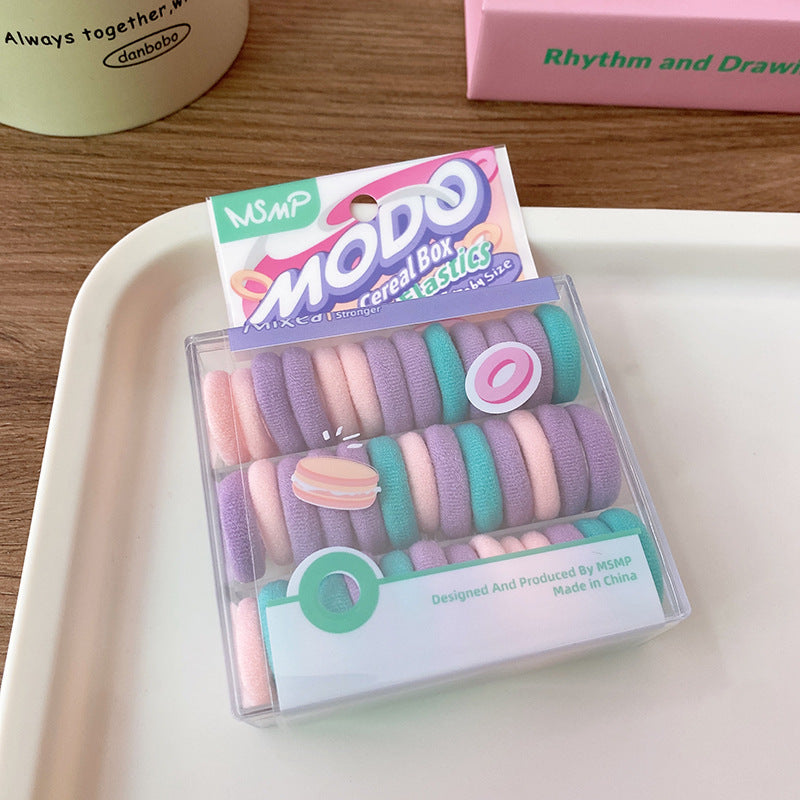 Adorable Solid Color Simple Hairband 40-Piece Set-6