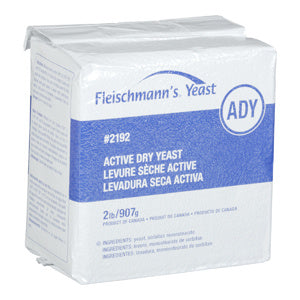 Yeast Active Dry - 2 lbs (Case = 12 x 2 lbs) - Fleischmans - Baking Mixes and Ingredients - Canadian Distribution-0
