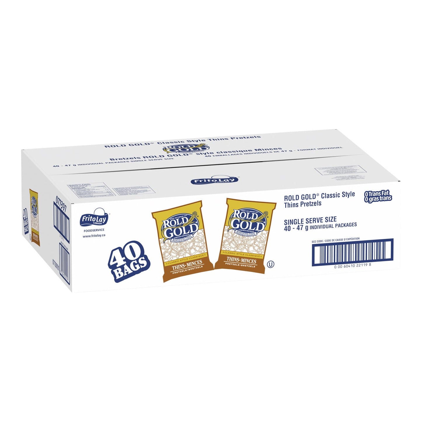 Pretzel Thin Classic - 40 x 47 g - Rold Gold - Restaurant and Foodservice Ingredients - Canadian Distribution-1