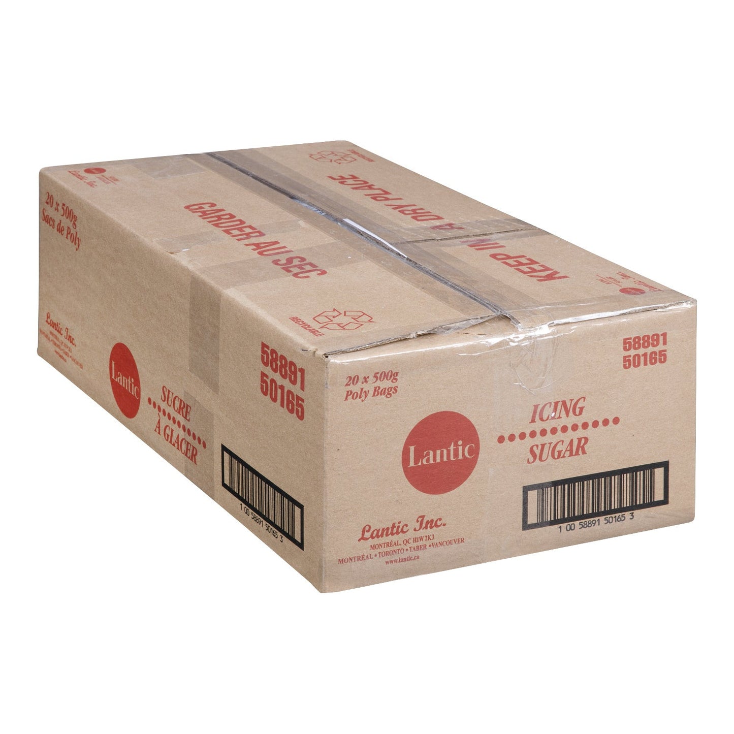 Sugar Icing - 20 x 500 g - Lantic Sugar Lt - Restaurant and Foodservice Ingredients - Canadian Distribution-1