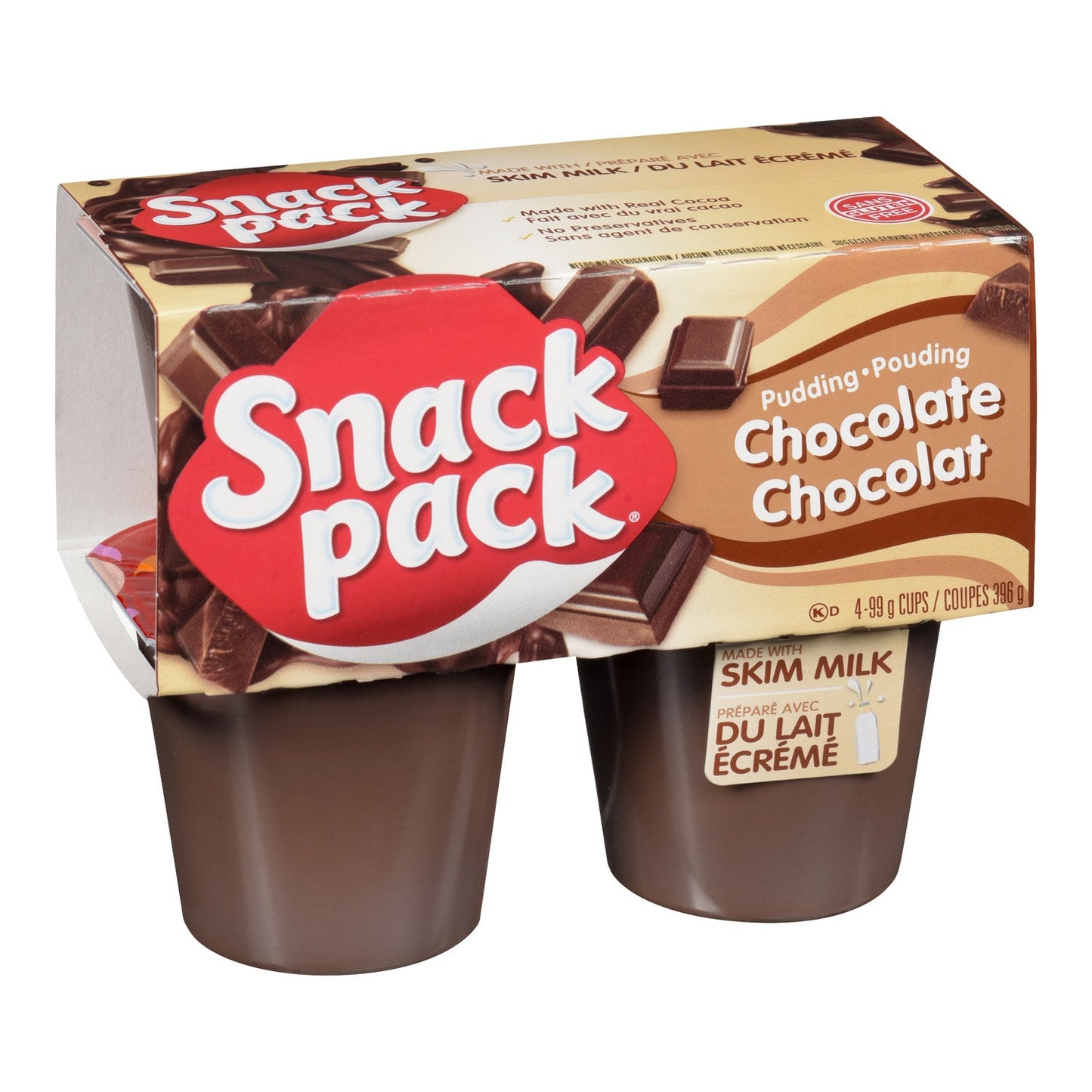 Pudding Chocolate Ready To Serve - 48 x 99 g - Hunt Wesson - Baking Mixes and Ingredients - Canadian Distribution-0
