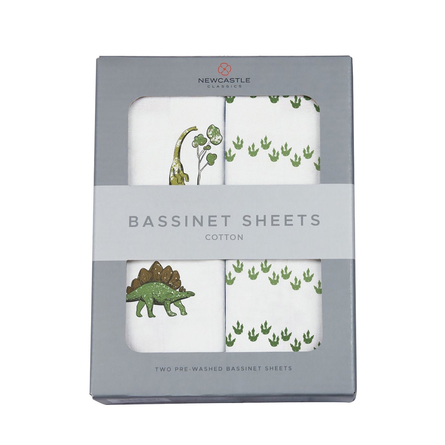 Dino Days and Dino Feet Cotton Changing Pad Cover/Bassinet Sheets-1