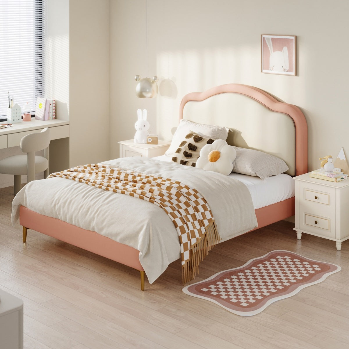 Soft-Padded Cloud Bed with Mattress-6