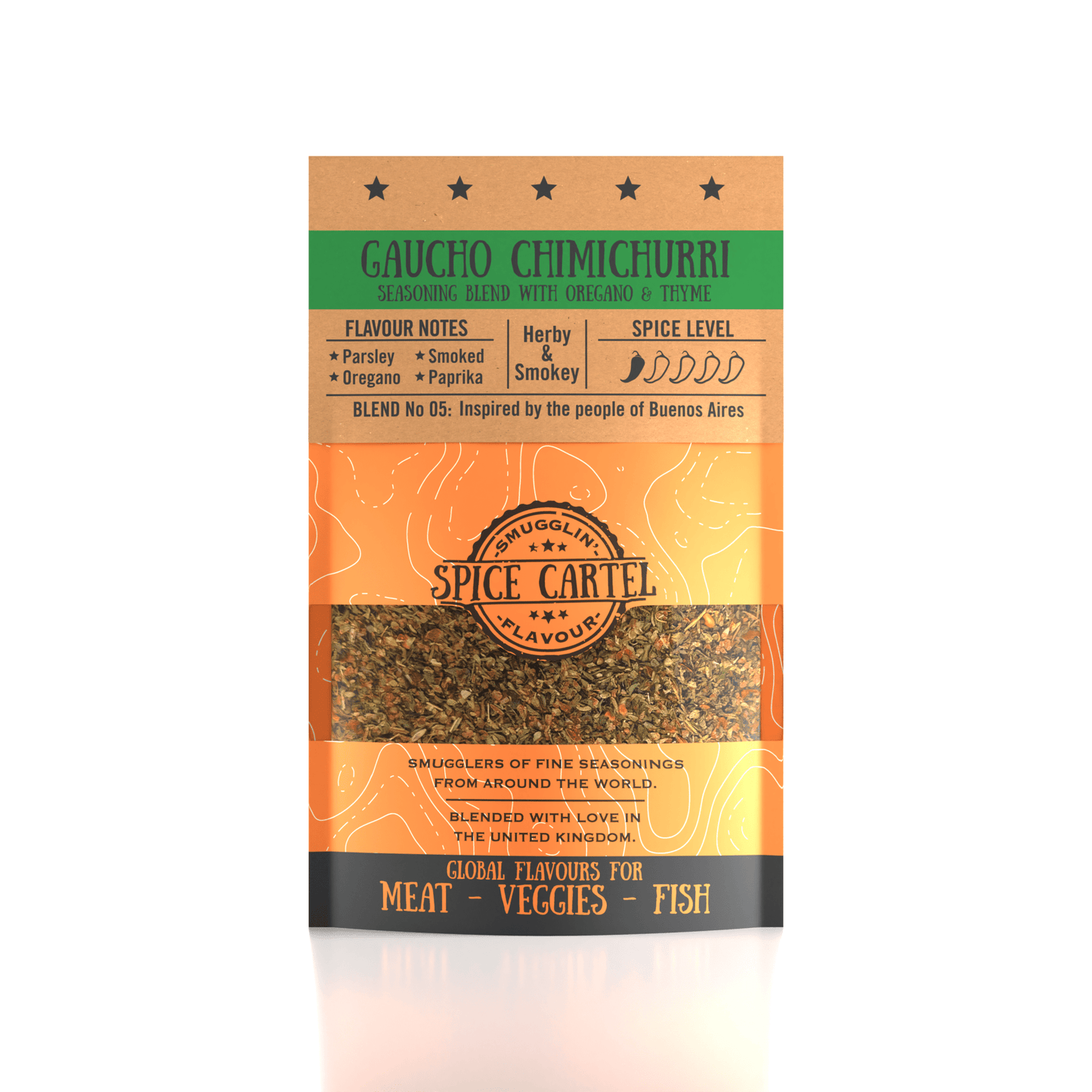 Spice Cartel's Gaucho Chimichurri 35g Resealable Pouch-0