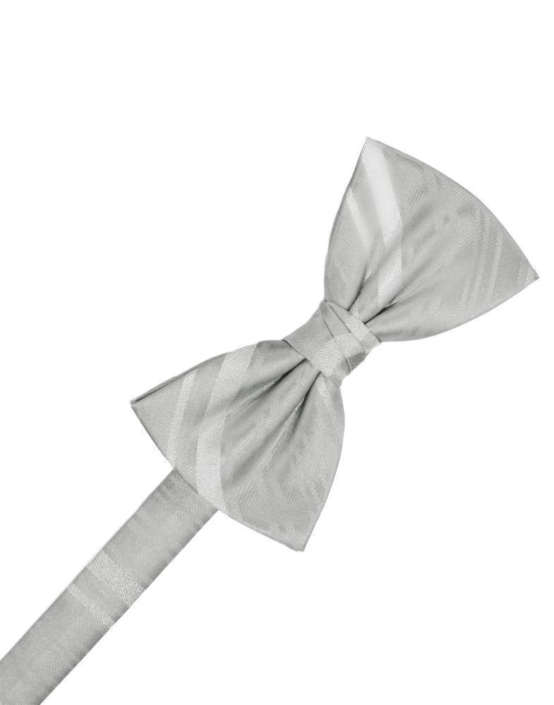 Striped Satin Bow Tie Pre-Tie-46