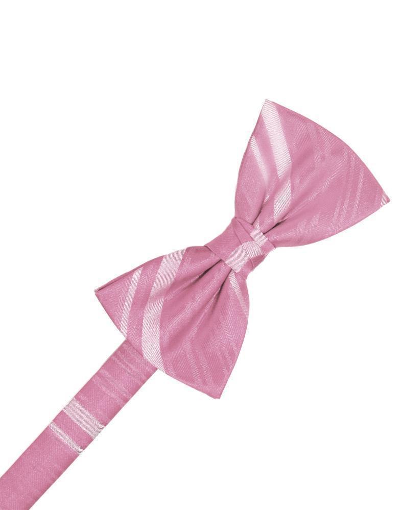 Striped Satin Bow Tie Pre-Tie-49