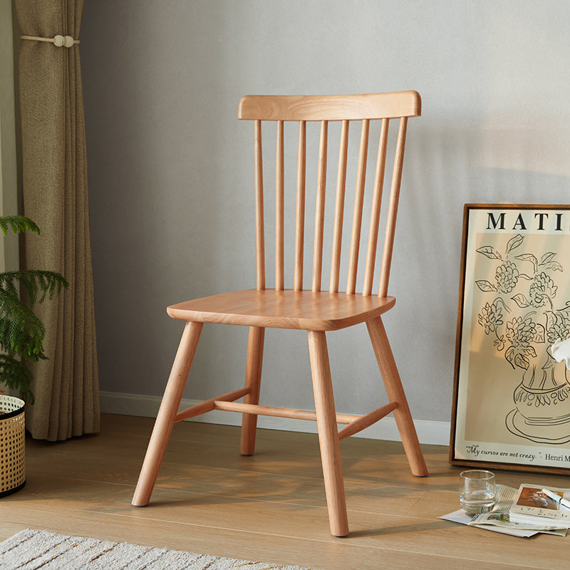 True Color Windsor Spindle Back Natural Dining Chairs (Set of 2)-0
