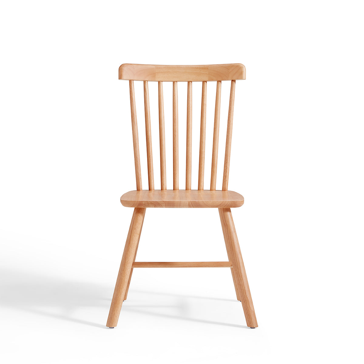 True Color Windsor Spindle Back Natural Dining Chairs (Set of 2)-4