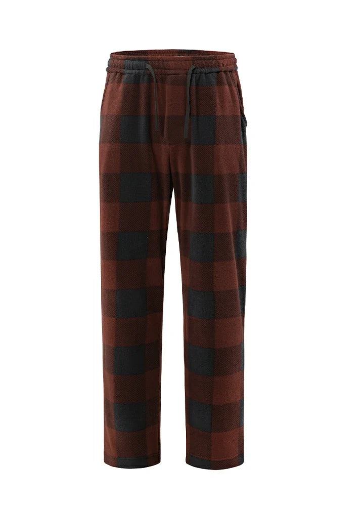 Women's Fleece Plaid Pajama Pants-9