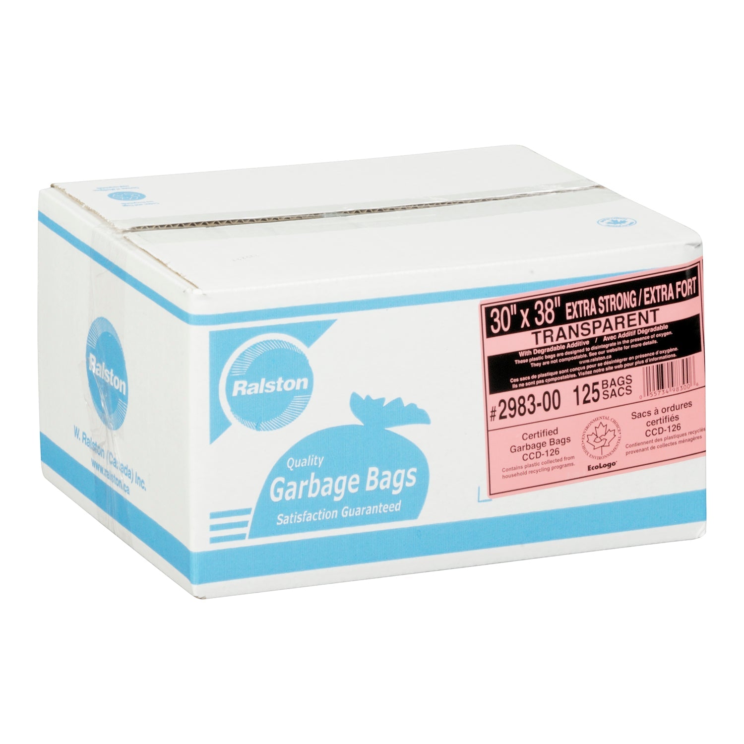 Bag Clear 30 x 38 Extra Strong Clear - 1 x 125 count - Ralston Purina - Packaging and Accessories - Restaurant Supplies and Equipment - Canadian Distribution-1