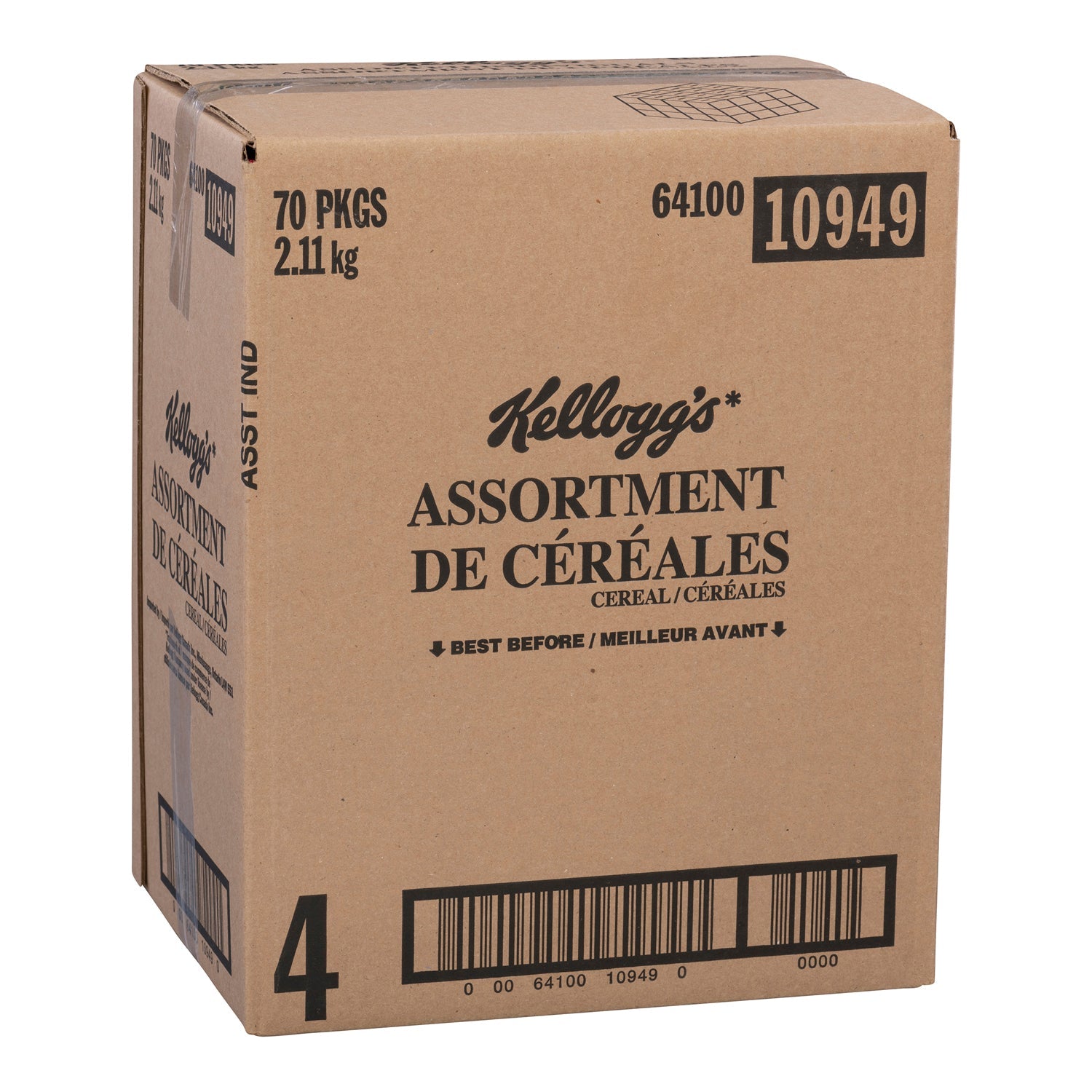 Cereal Assorted Individual - 70 x 30 g - Kellogg's - Restaurant and Foodservice Ingredients - Canadian Distribution-1