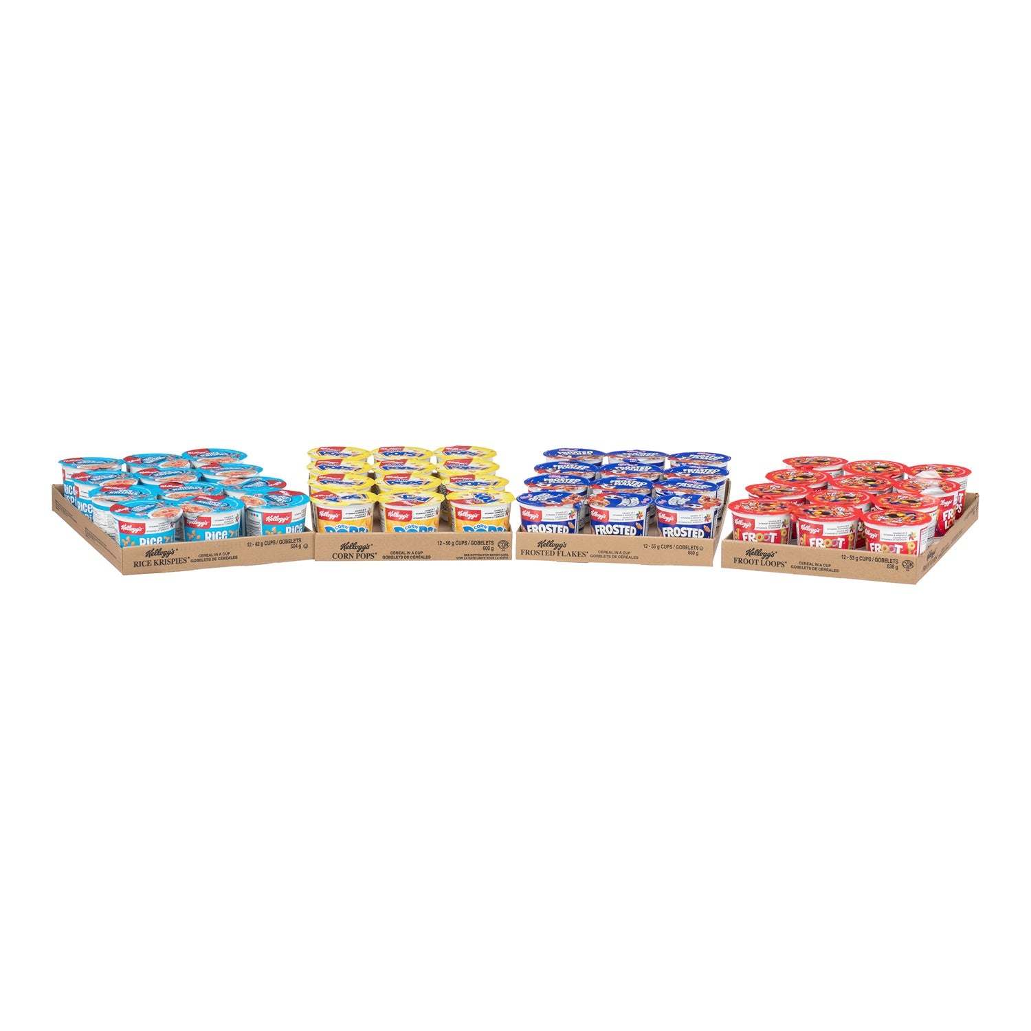 Cereal Variety Pack In Cup - 60 x 51 g - Kellogg's - Restaurant and Foodservice Ingredients - Canadian Distribution-2