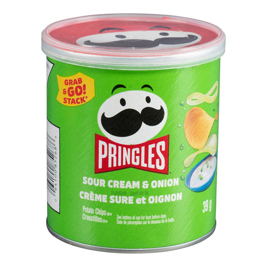 Chip Potato Pringle Sour Cream & Onion - 12 x 39 g - Pringle - Restaurant and Foodservice Ingredients - Canadian Distribution-0