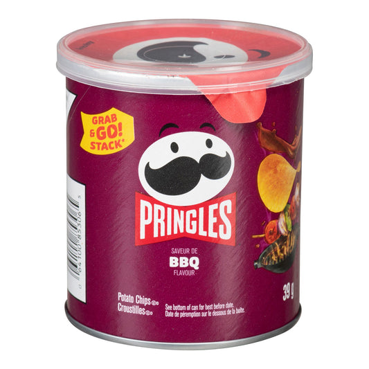 Chip Potato BBQ - 12 x 39 g - Pringle - Restaurant and Foodservice Ingredients - Canadian Distribution-0