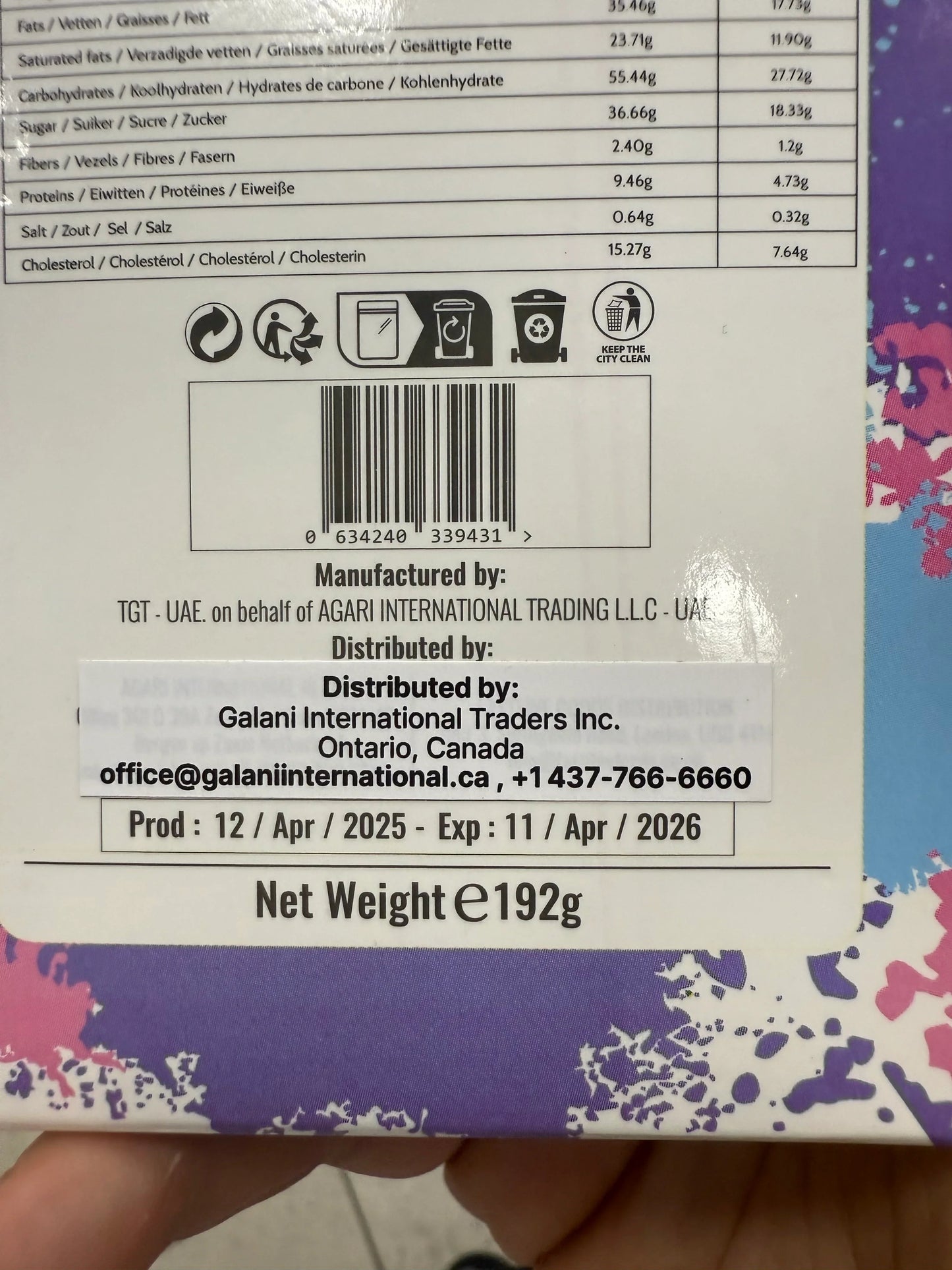 Meltz Dubai Chocolate Angel Pistachio Knafeh Flavour 192G - Dubai Edition