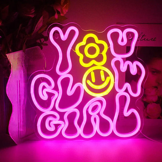 You Glow Girl Neon Sign-0