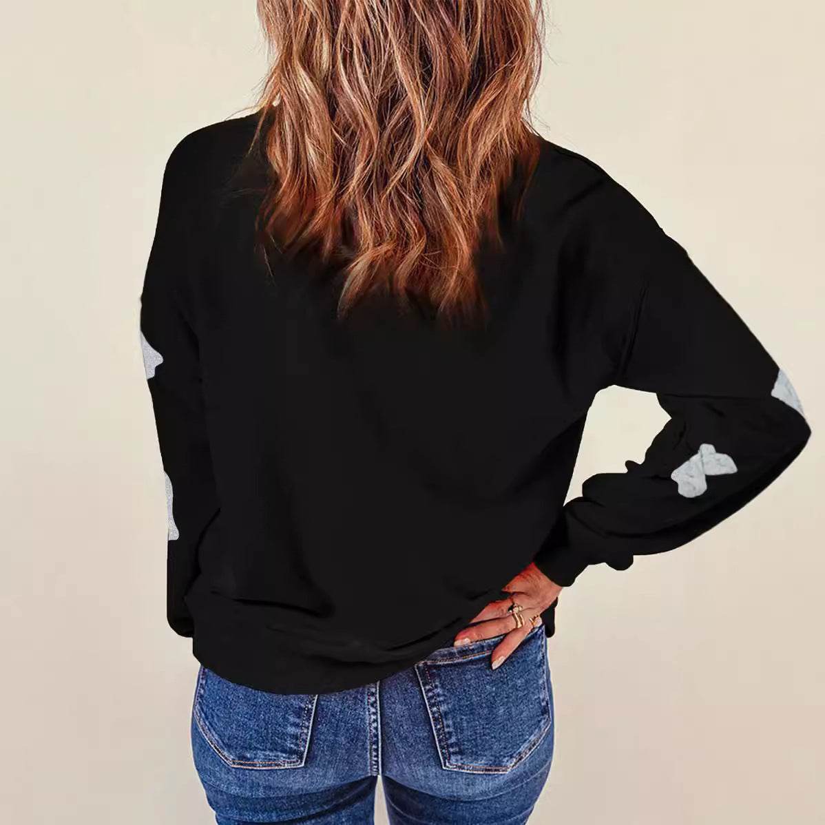 Halloween Ghost Top Loose Casual Pullover