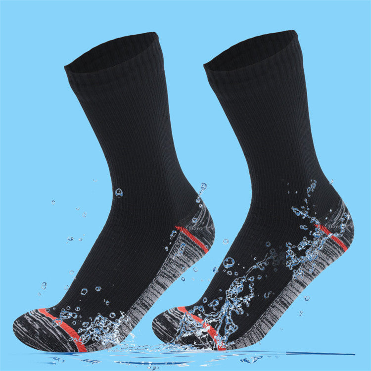 Waterproof Socks, Unisex Hiking Wading Trail Running Kayaking Crew Socks-8