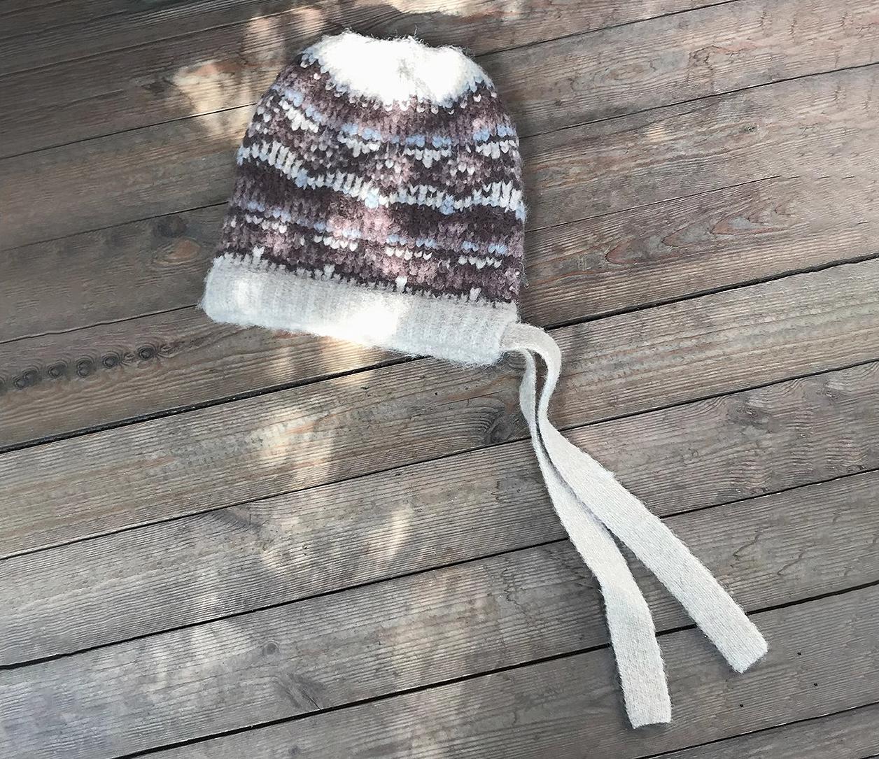 Autumn and winter jacquard knitted hat atmospheric woolen hat-0