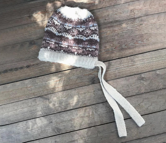 Autumn and winter jacquard knitted hat atmospheric woolen hat-0