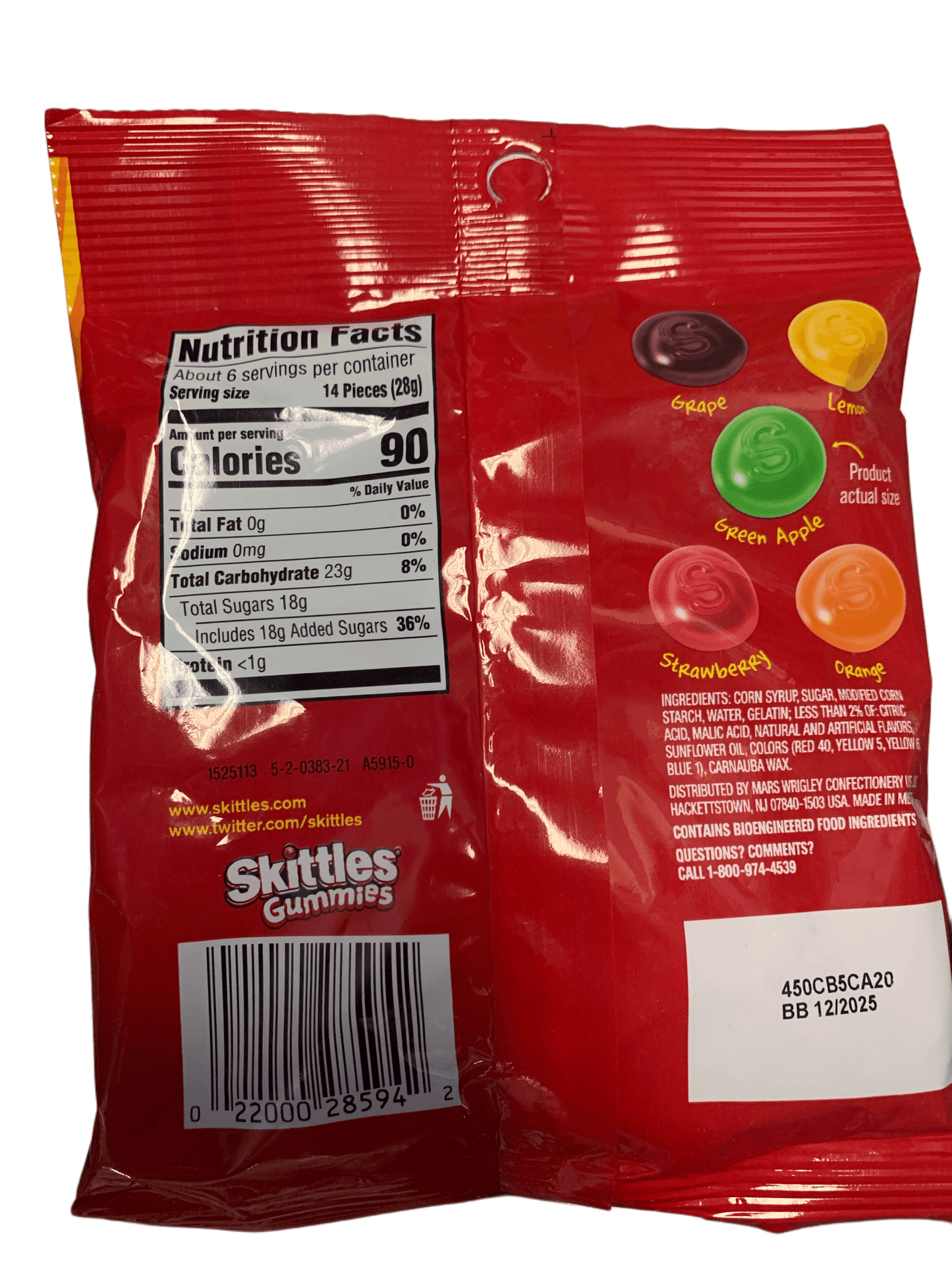 Skittles Original Gummies 164G - U.S Edition