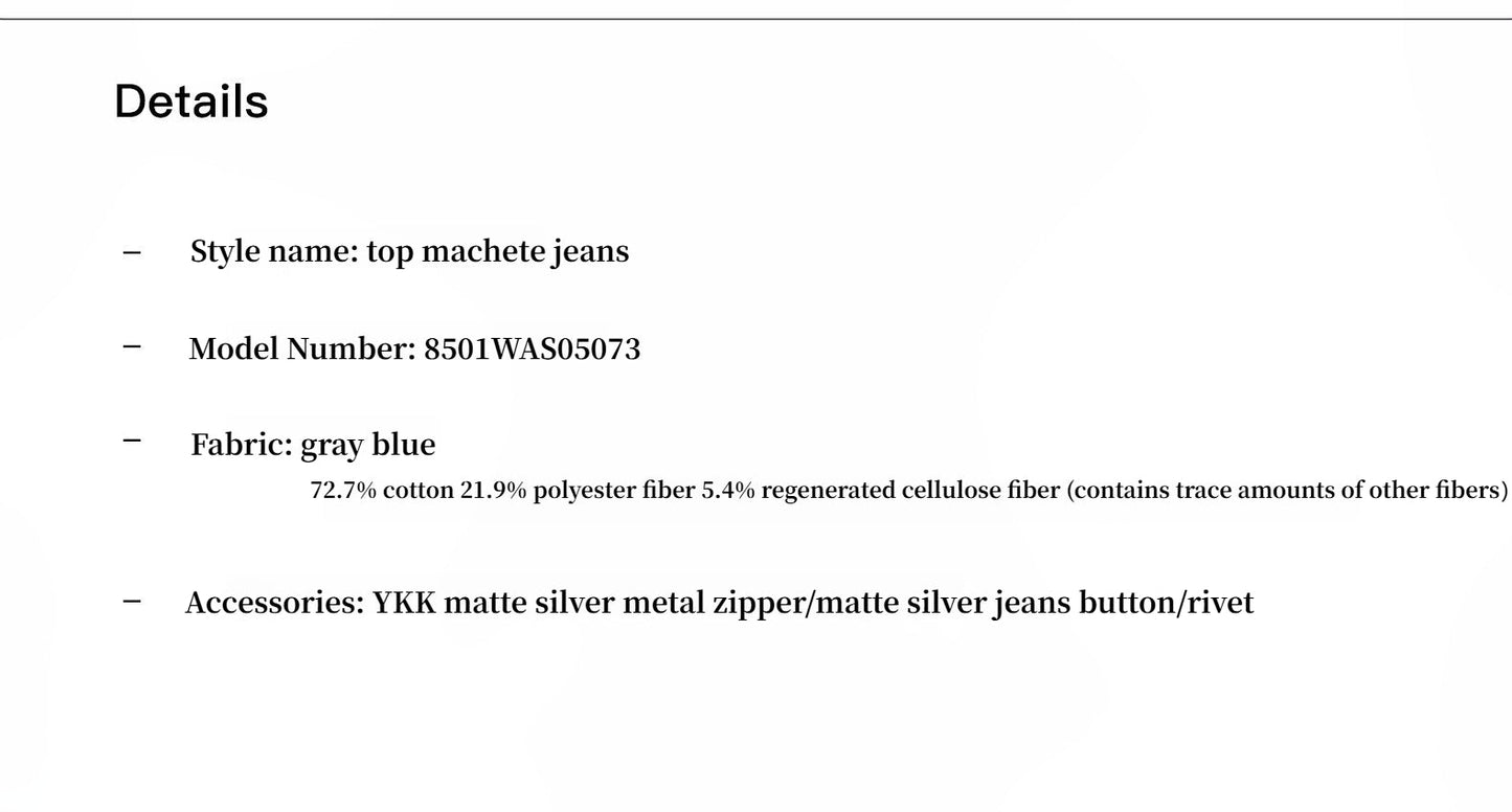 Vintage heavy cotton polyester blended washed comfortable slim front curved jeans-3