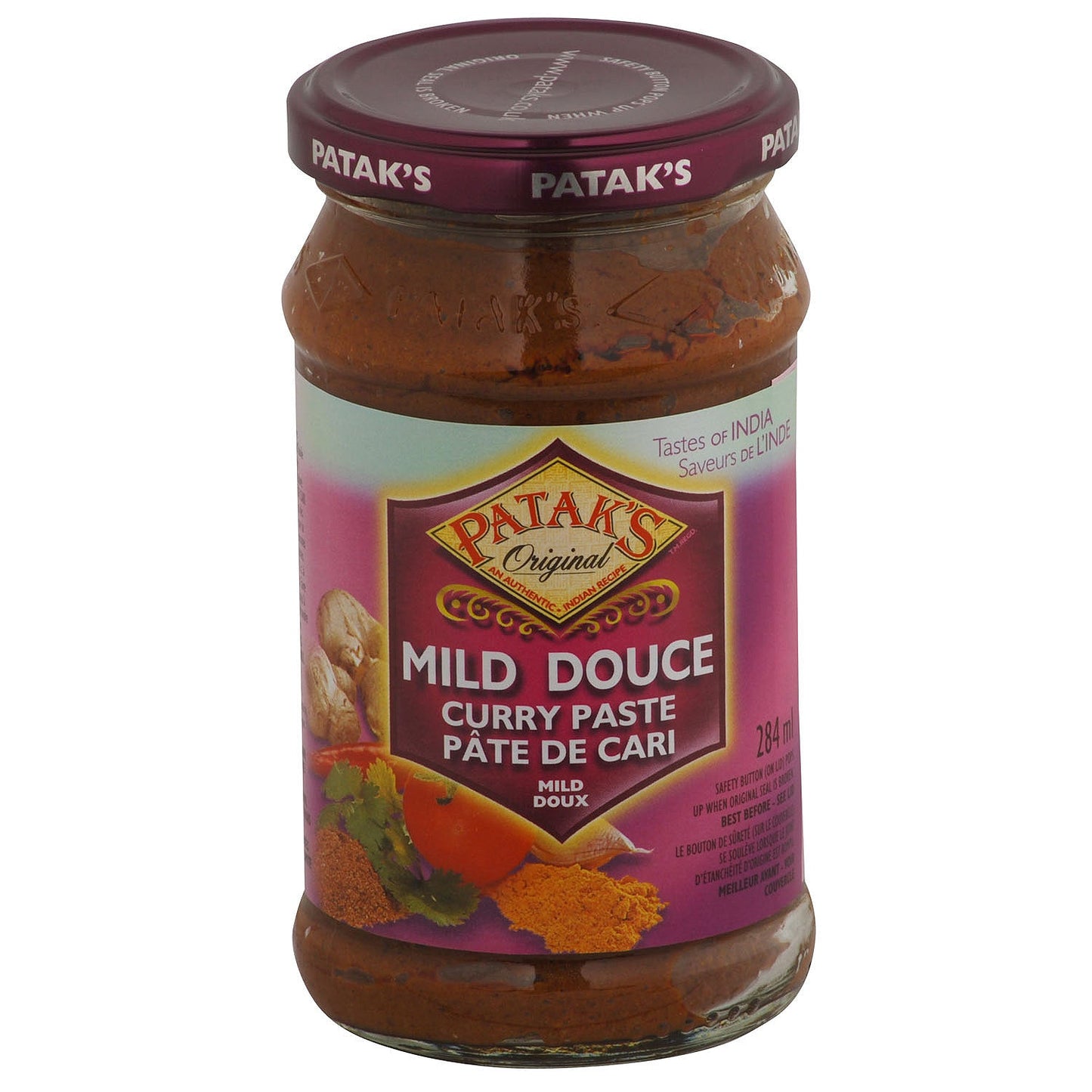 Curry Paste Mild - 6 x 284 mL - Pataks - Restaurant and Foodservice Ingredients - Canadian Distribution-1