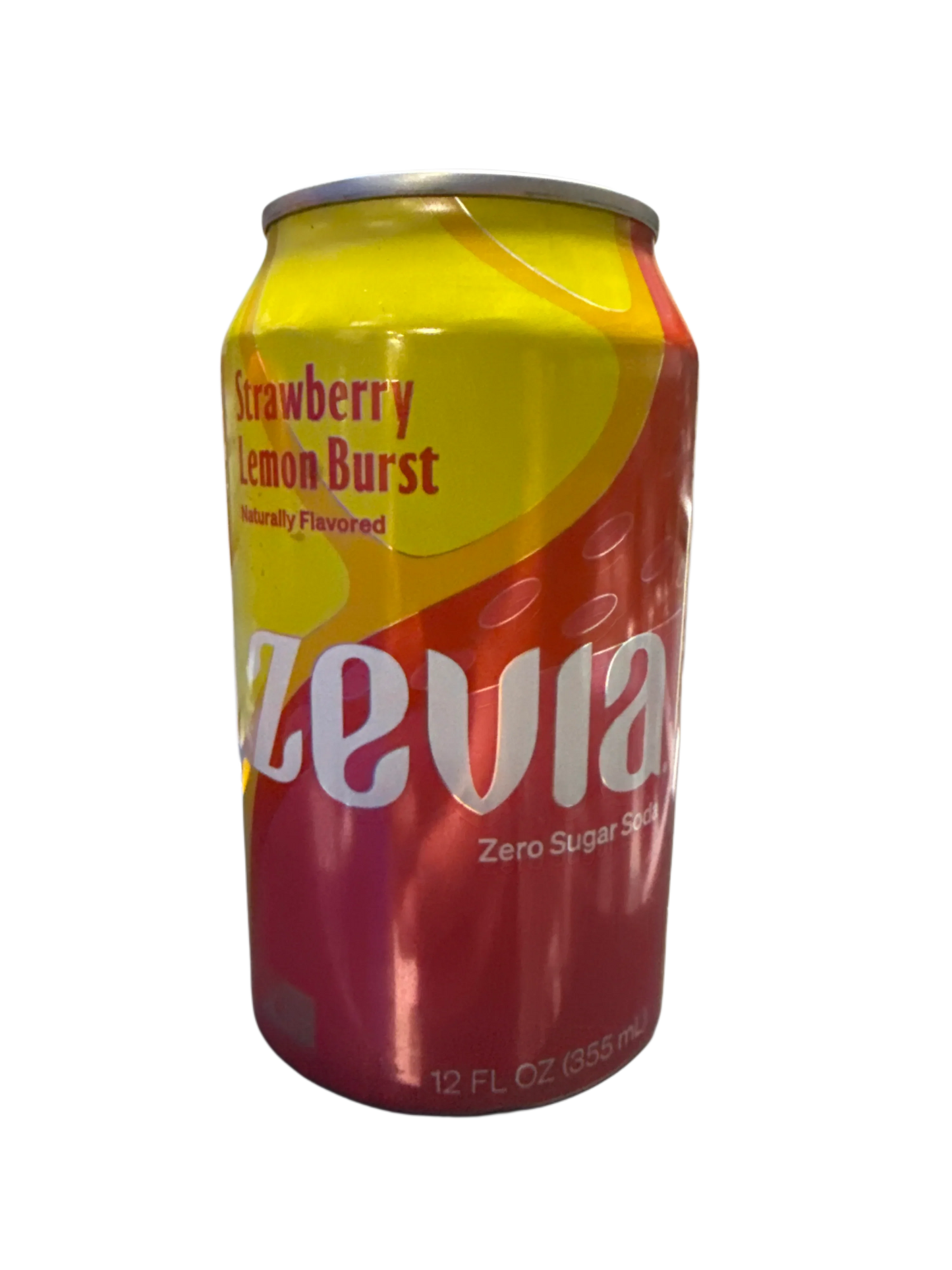 Zevia Zero Sugar Strawberry Lemon Burst Flavoured Soda 355ML - Canadian Edition
