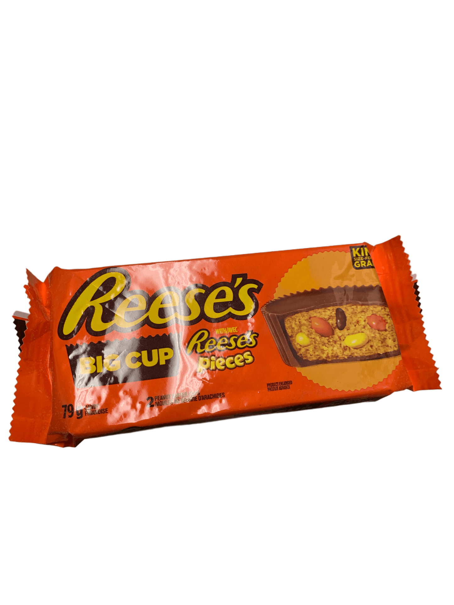 Reeses Big Cup Reeses Pieces King Size Chocolate 79G - Canadian Edition