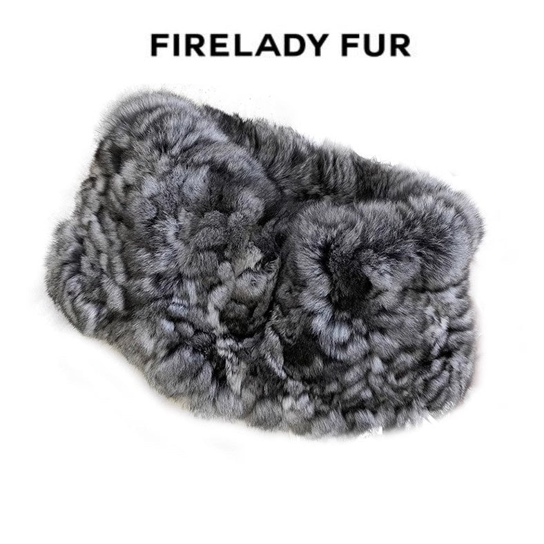Fur scarf fur head cover dual purpose-1