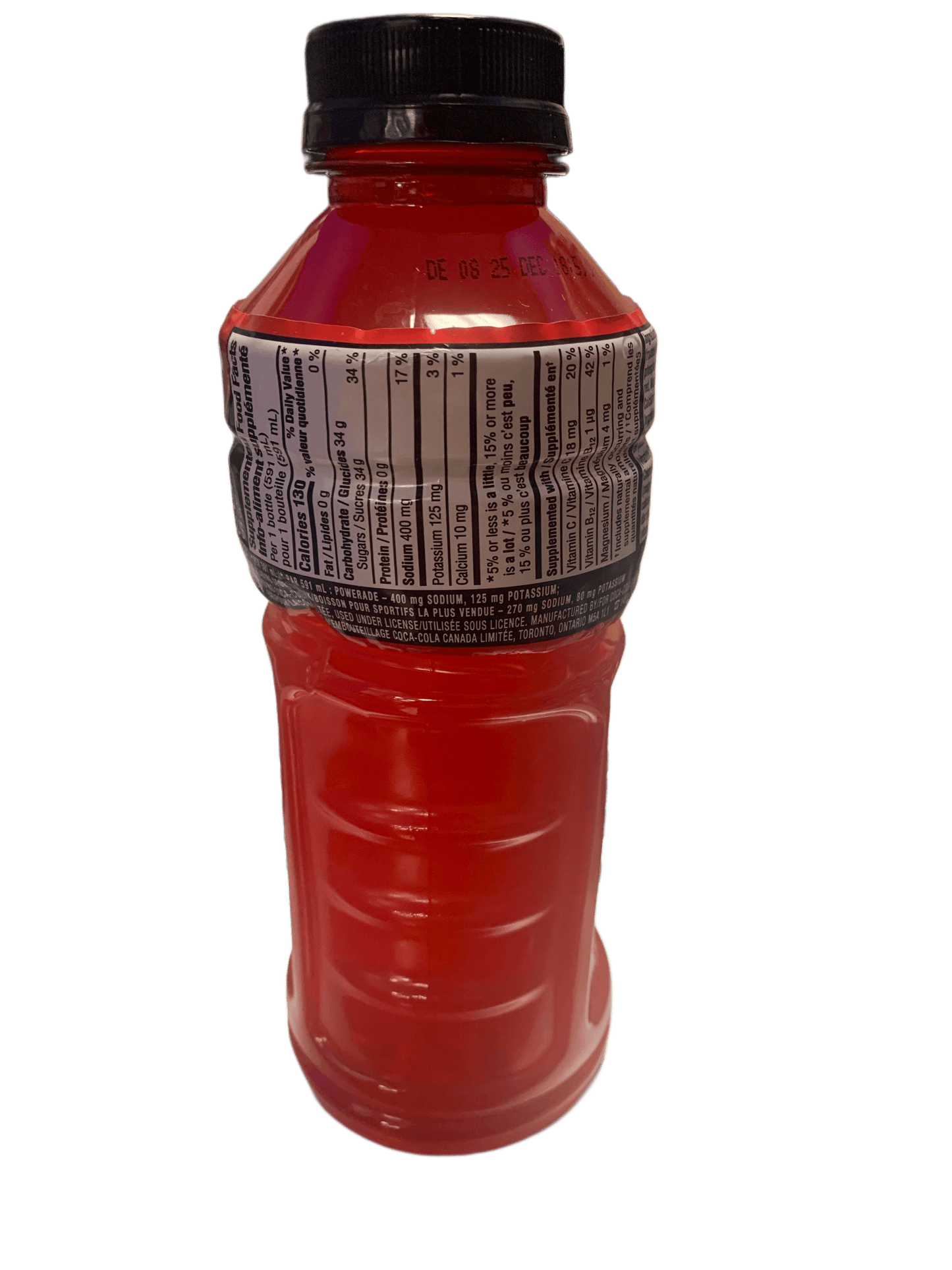 Powerade Fruit Punch Flavour 591ML - Canadian Edition