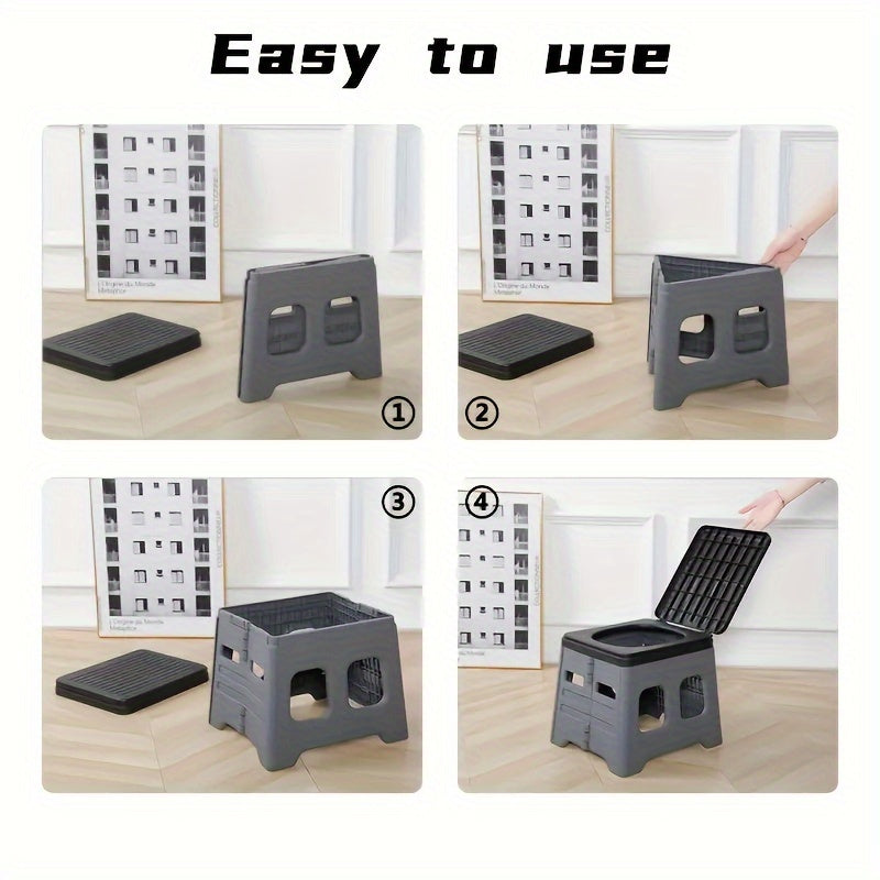 Folding Toilet for Camping & Travel-4