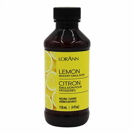 Lemon Bakery Emulsion - 4 oz. - 16 oz. - 1 Gallon - 5 Gallons - Bakery Emulsions Canada-0