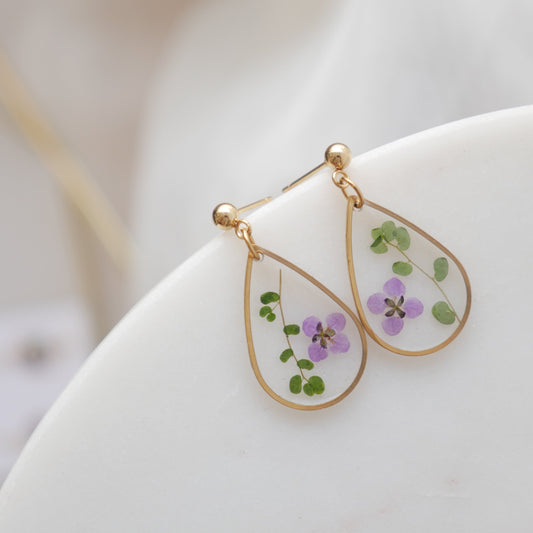 Boucles d’oreilles Chloé - goute (grand)