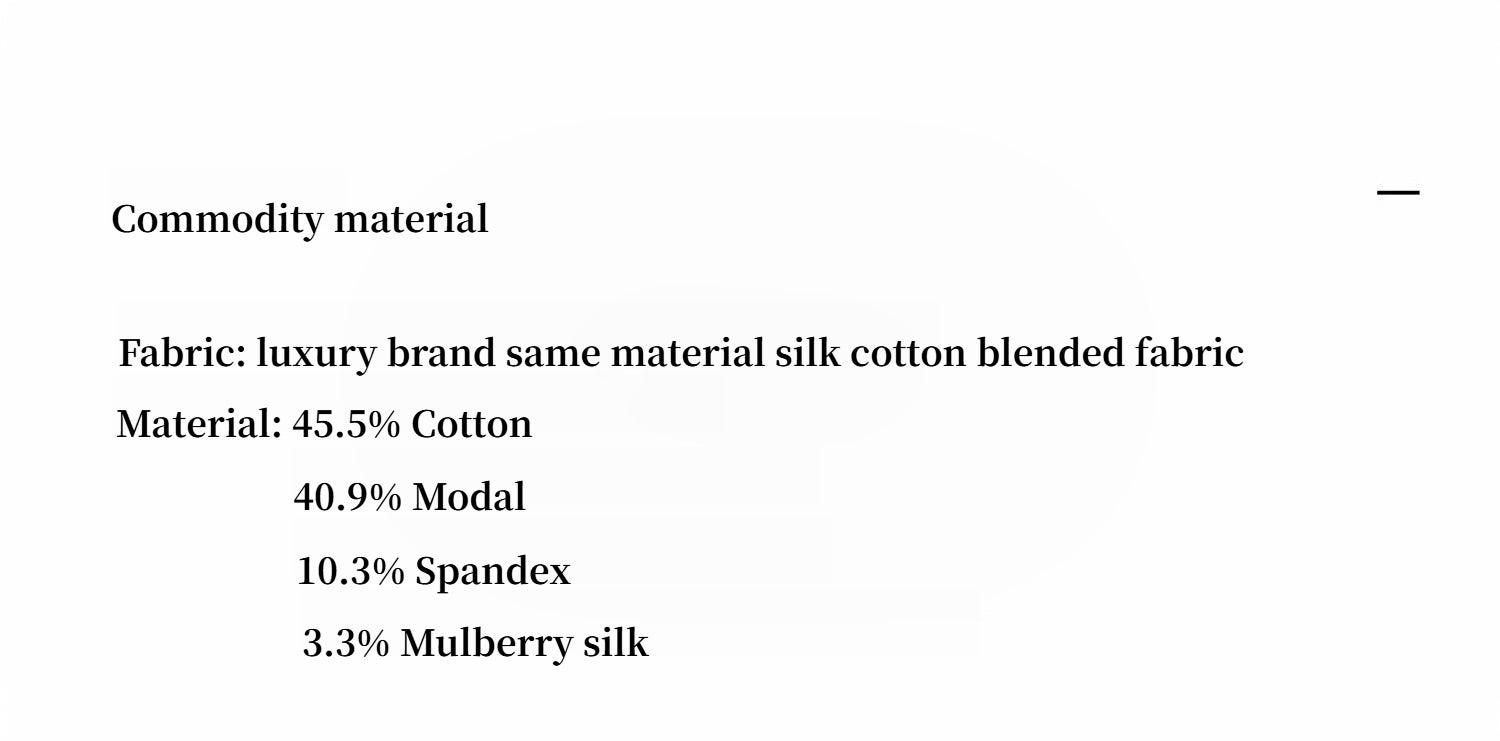 Silk Cotton Blended/Original Printed One-line Collar Long Sleeve T-Shirt Women's Fitted Top "Letter from Morning and Evening" Spring-3