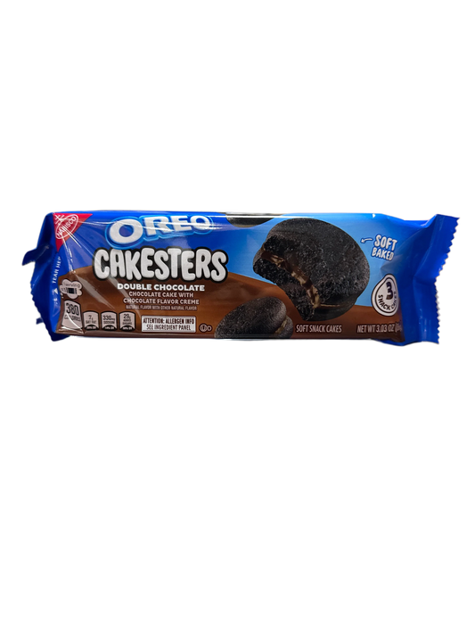 Oreo Cakesters Double Chocolate 3 Pack 86G - U.S Edition