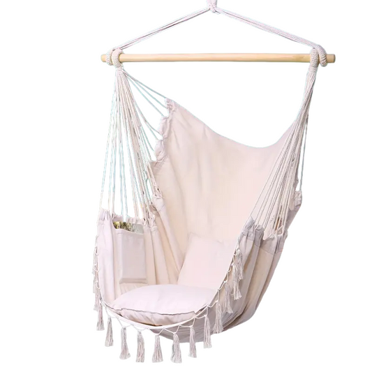 Nordic Style Cotton Hammock Chair Swing-0