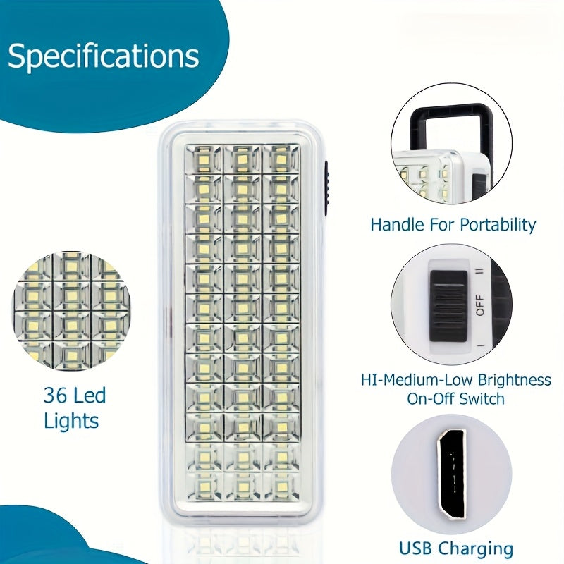 Solar Rechargeable LED Lantern with USB Charging-2