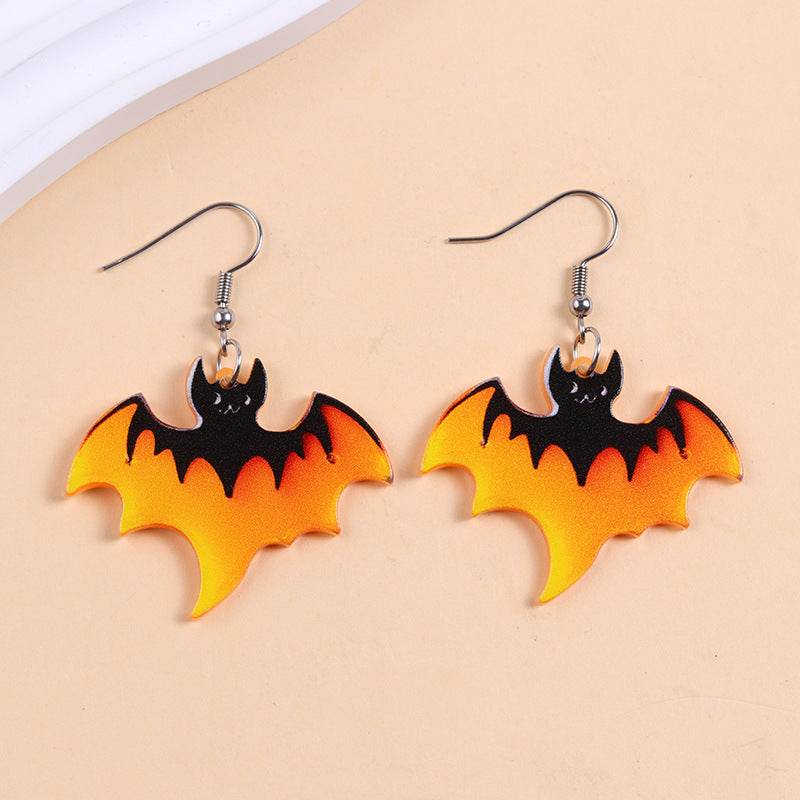 European And American Halloween Series Acrylic Earrings Color