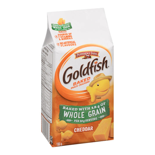 Cracker Goldfish Cheddar Whole Grain - 12 x 180 g - Peppridge Farms - Restaurant and Foodservice Ingredients - Canadian Distribution-0