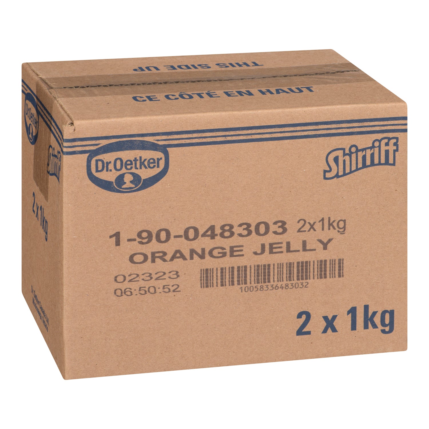 Gelatin Orange Powder - 2 x 1 kg - Shirriff - Baking Mixes and Ingredients - Canadian Distribution-2