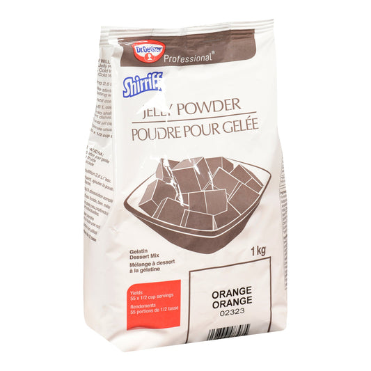 Gelatin Orange Powder - 2 x 1 kg - Shirriff - Baking Mixes and Ingredients - Canadian Distribution-0