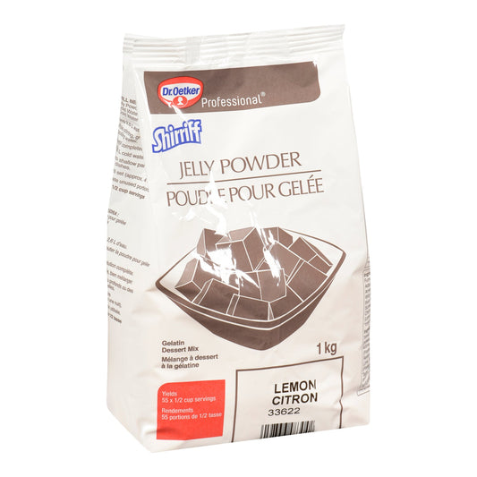 Gelatin Lemon Powder - 2 x 1 kg - Shirriff - Baking Mixes and Ingredients - Canadian Distribution-0